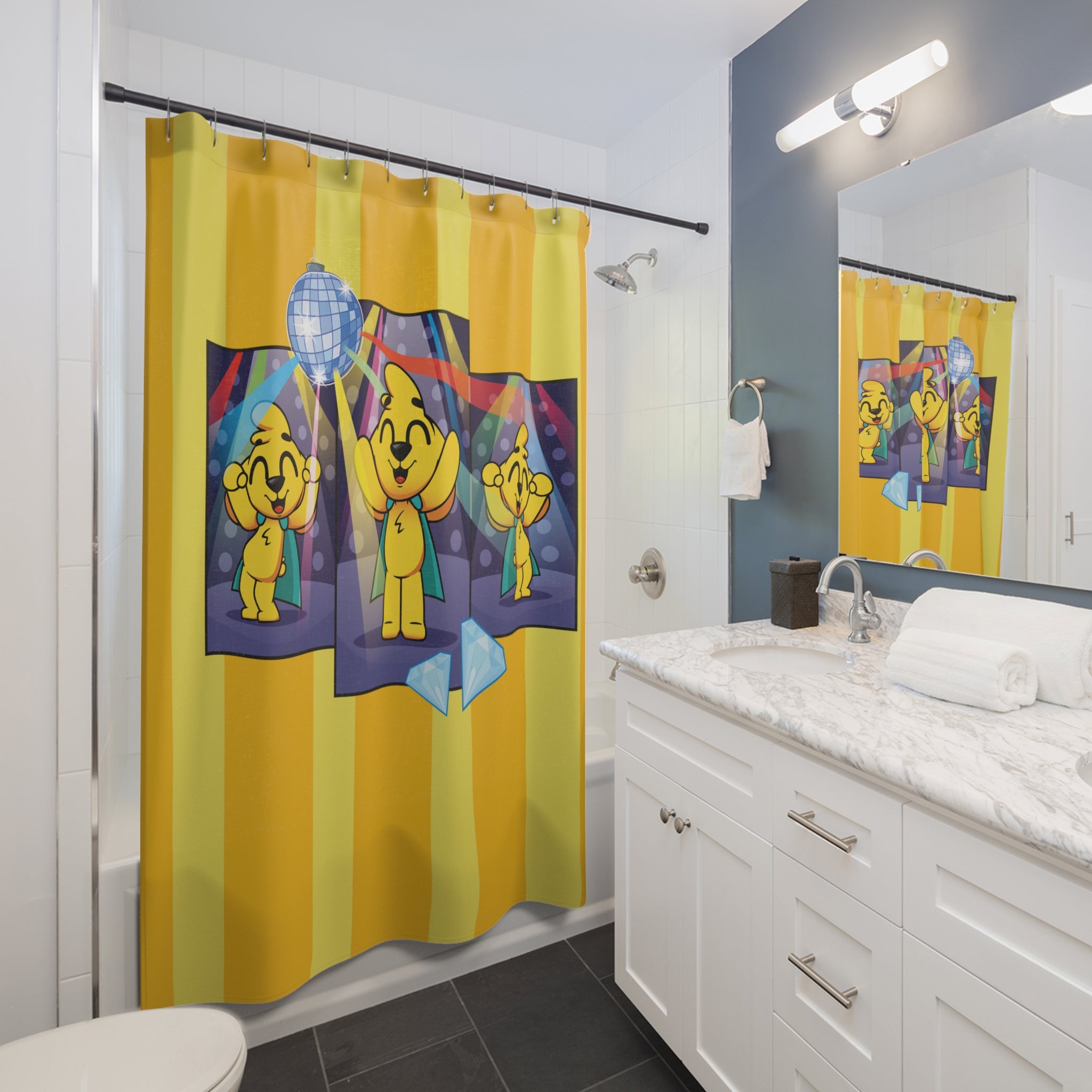 Mikecrack Shower Curtain