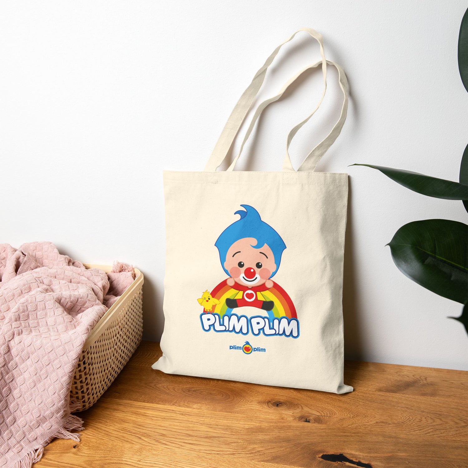Plim Plim Cotton Canvas Tote Bag