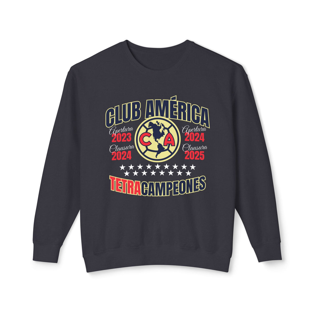 Club América — 17 four-time champion Unisex Lightweight Crewneck Sweatshirt