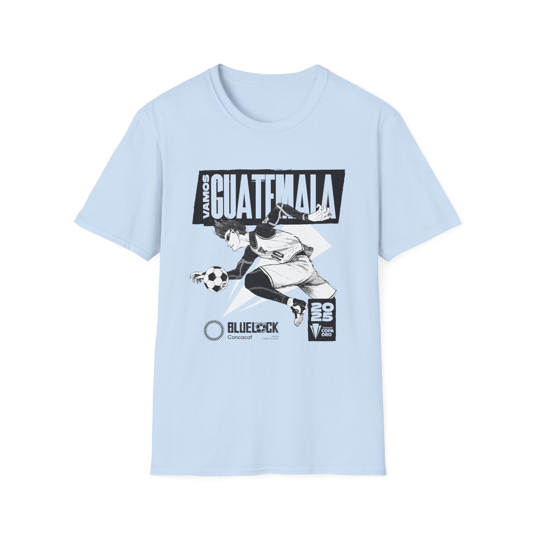 BLUE LOCK x Concacaf - "GO GUATEMALA: Barou in Gold Cup 2025" T-shirt – official Blue Lock x Concacaf licensed merch (view 3)