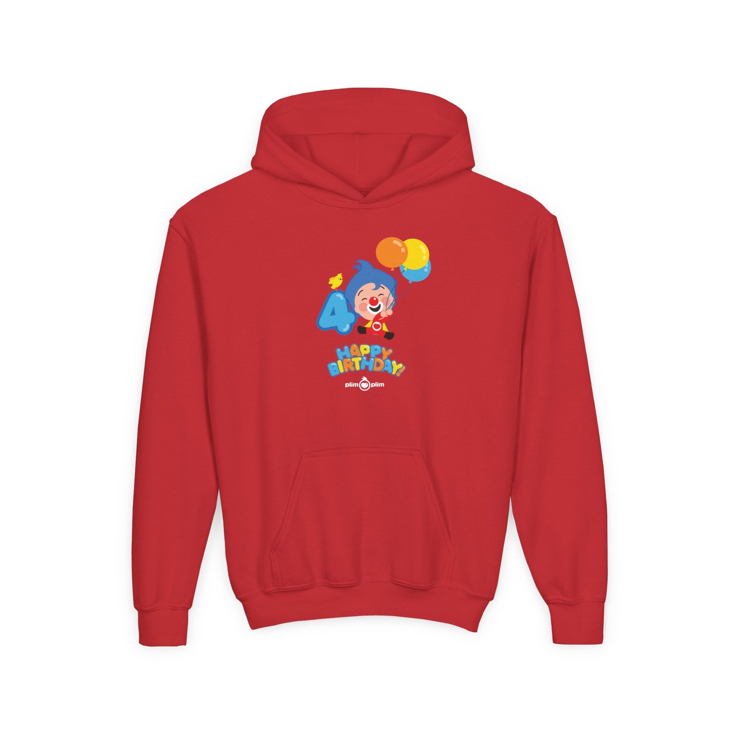 Plim Plim Sudadera de Niños con Capucha Cumple 4