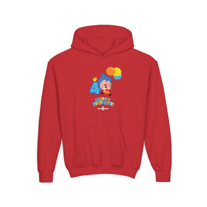 Plim Plim Sudadera de Niños con Capucha Cumple 4