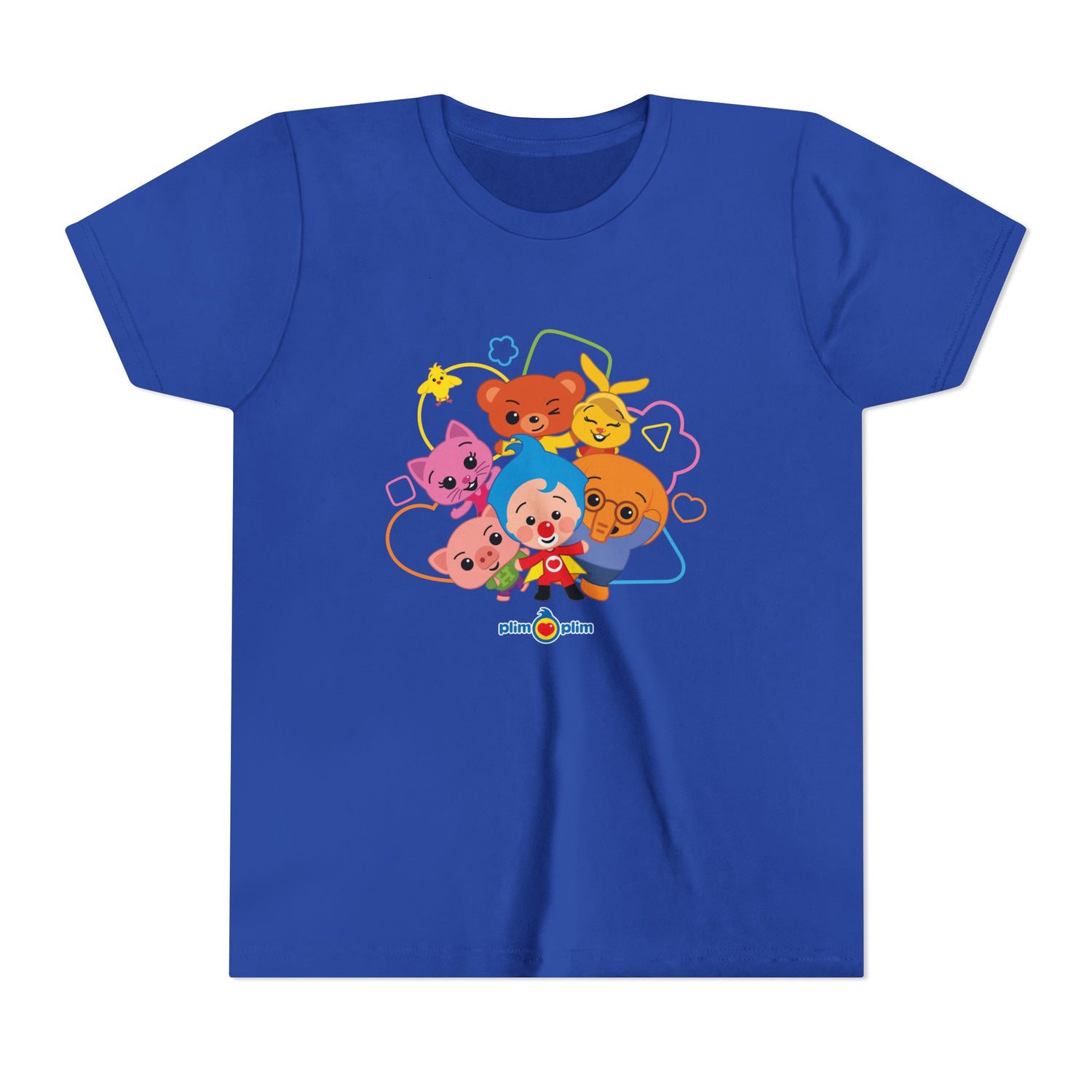 Plim Plim Camiseta Juvenil de Manga Corta Amigos