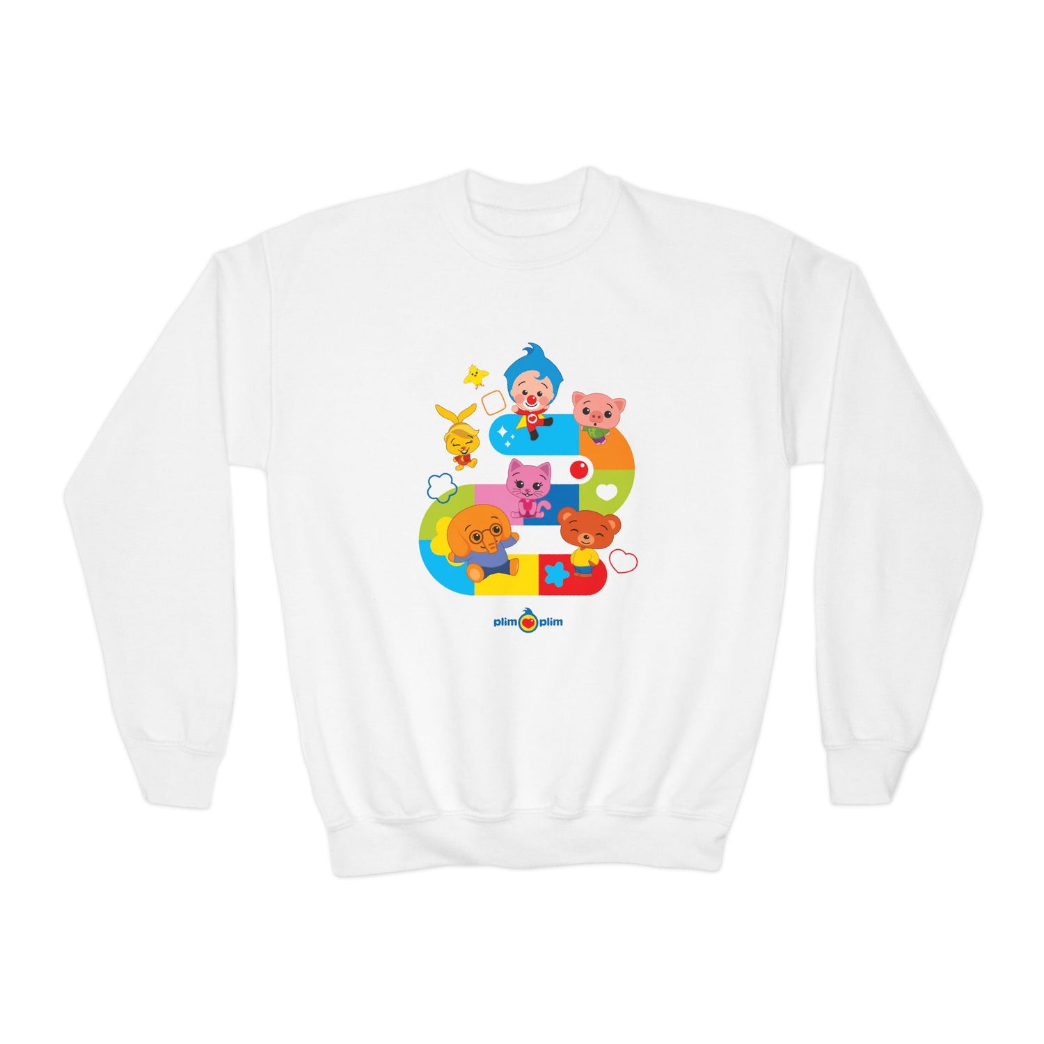 Plim Plim Sudadera Juvenil de Cuello Redondo Juego
