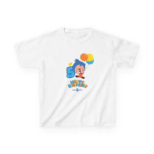 Plim Plim Camiseta para Niños de Algodón Grueso Cumple 5