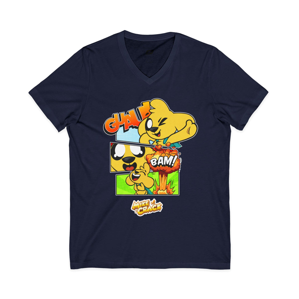 Mikecrack - Playera unisex cuello V