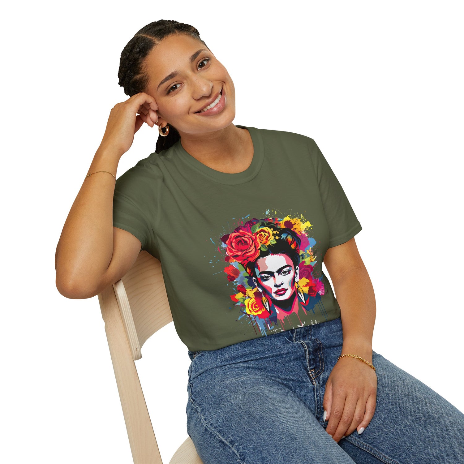 Frida Kahlo Colorful Unisex T-Shirt
