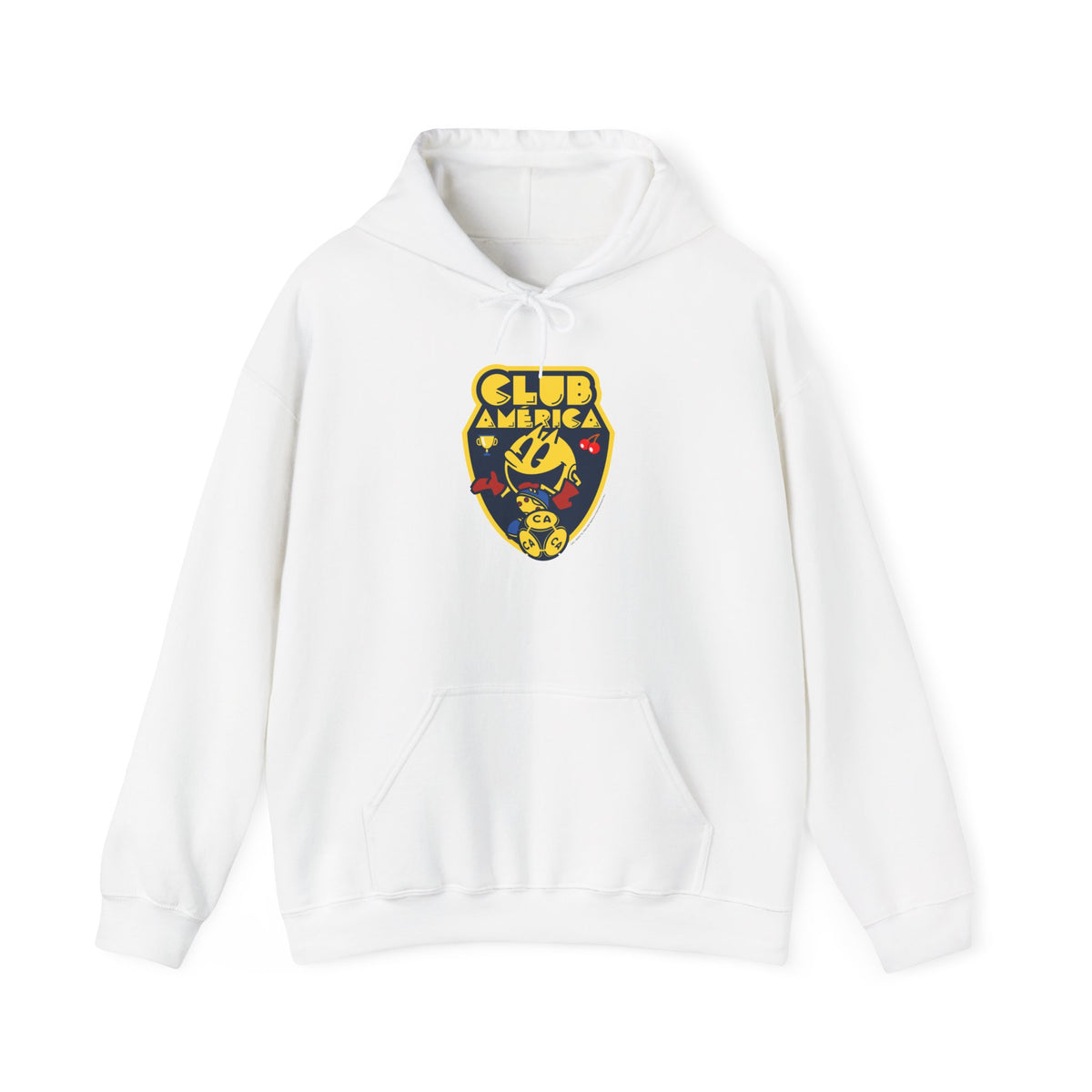 Club América x PAC-MAN - Hooded Sweatshirt – official Club América x PAC-MAN licensed merch (view 3)