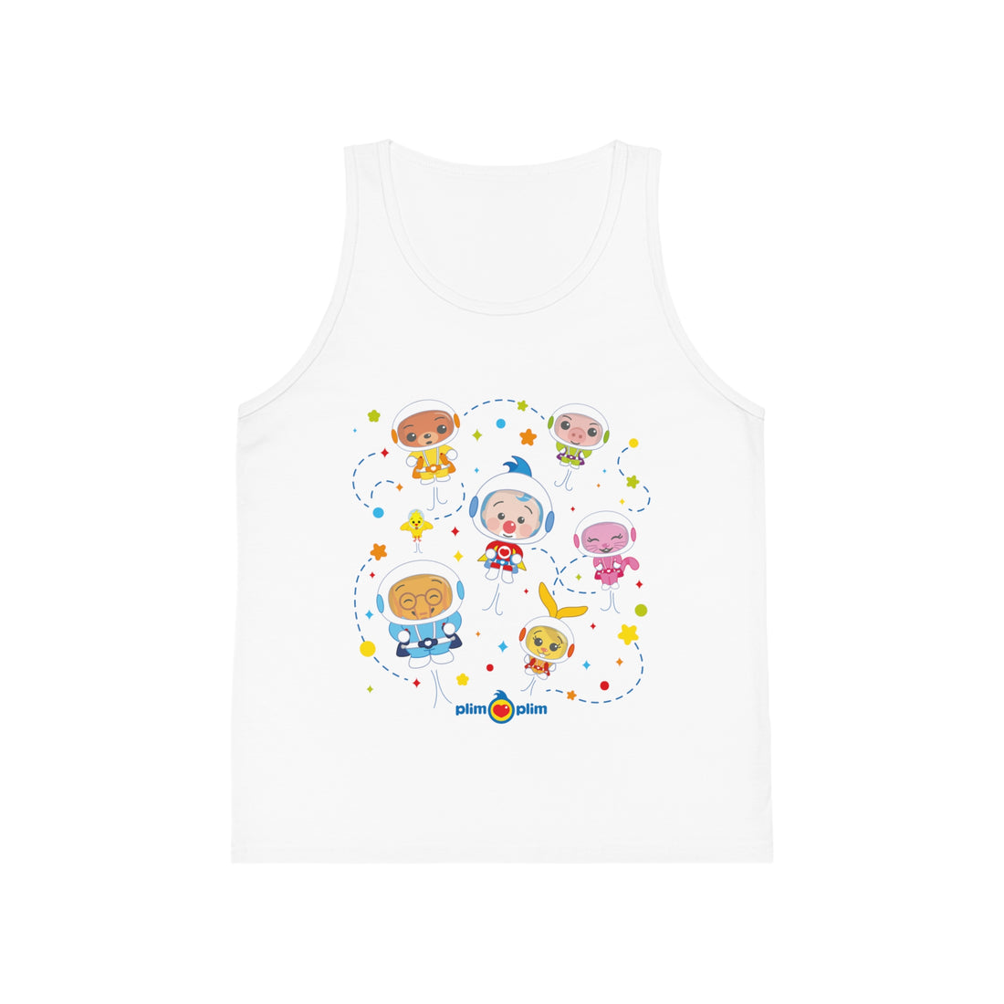 Plim Plim Camiseta de Tirantes de Niños Astronautas