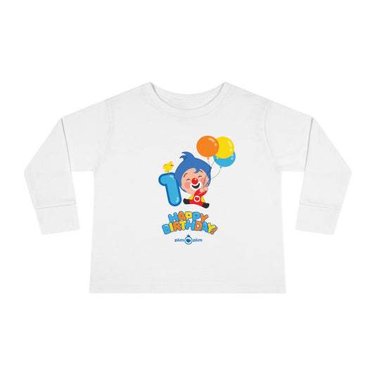 Plim Plim Camiseta Manga Larga de Niños Cumple 1