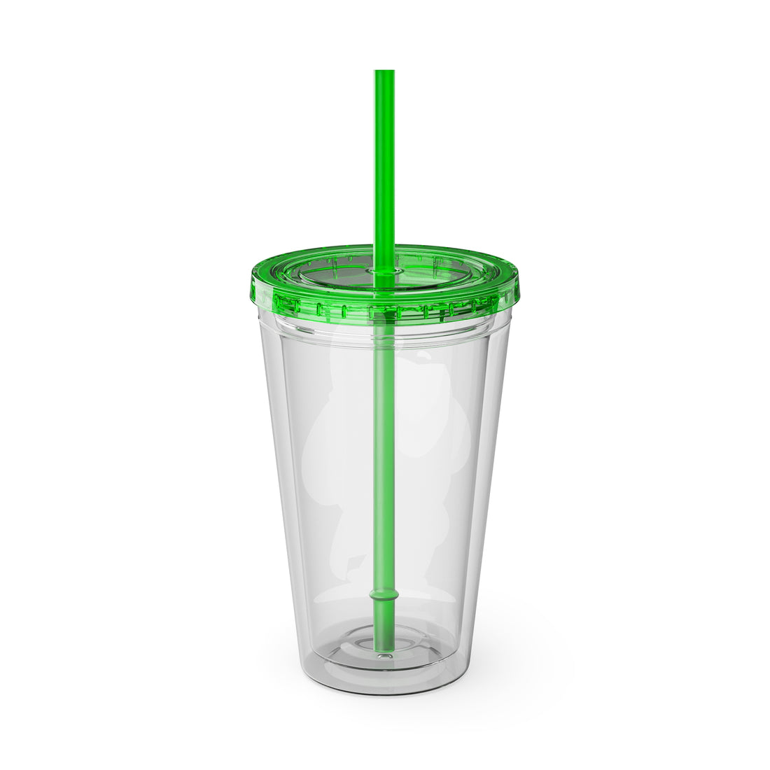 Mikecrack Acrylic Tumbler with Straw