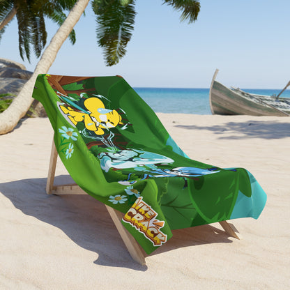 Mikecrack Beach Towel