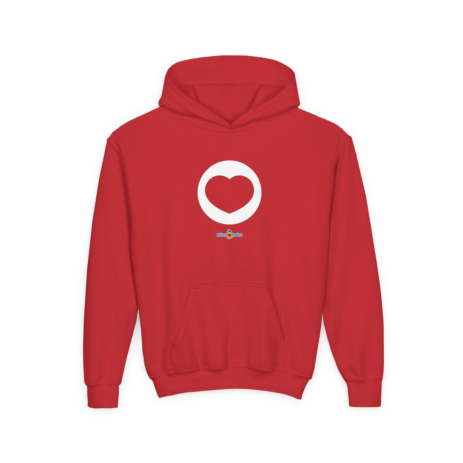 Plim Plim Sudadera de Niños con Capucha Corazón