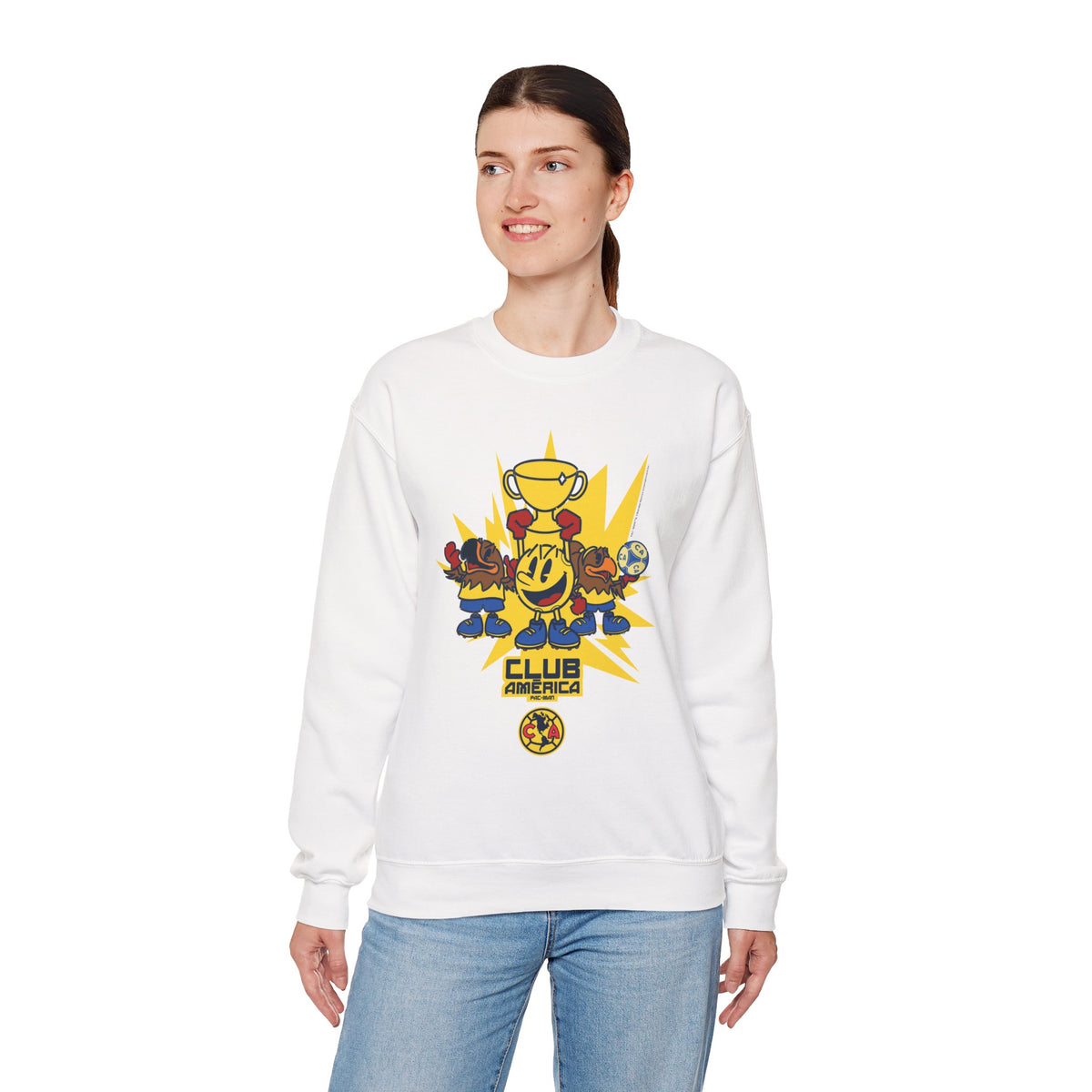 Club América x PAC-MAN - Sweatshirt – official Club América x PAC-MAN licensed merch