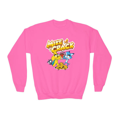 Mikecrack Youth Crewneck Sweatshirt