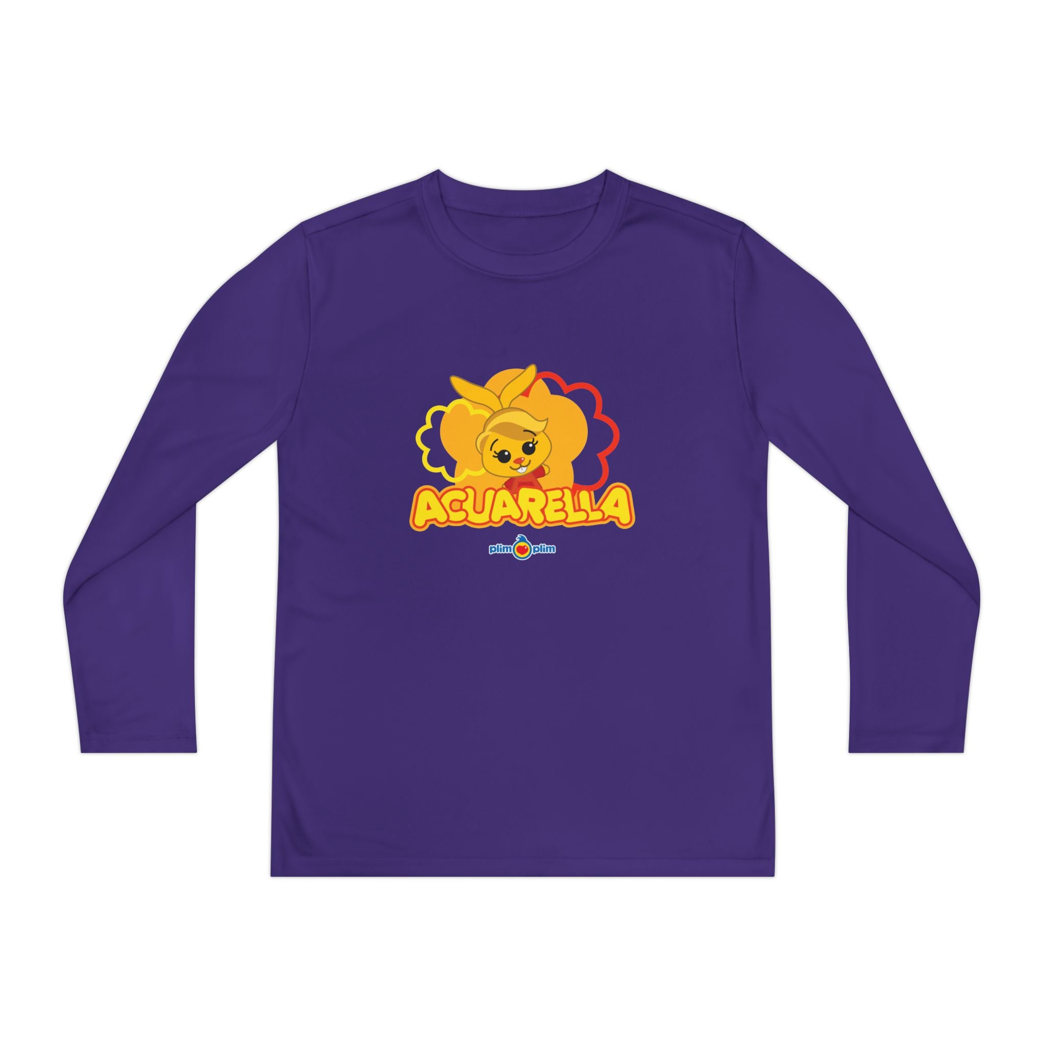 Plim Plim Camiseta Juvenil Manga Larga Acuarella