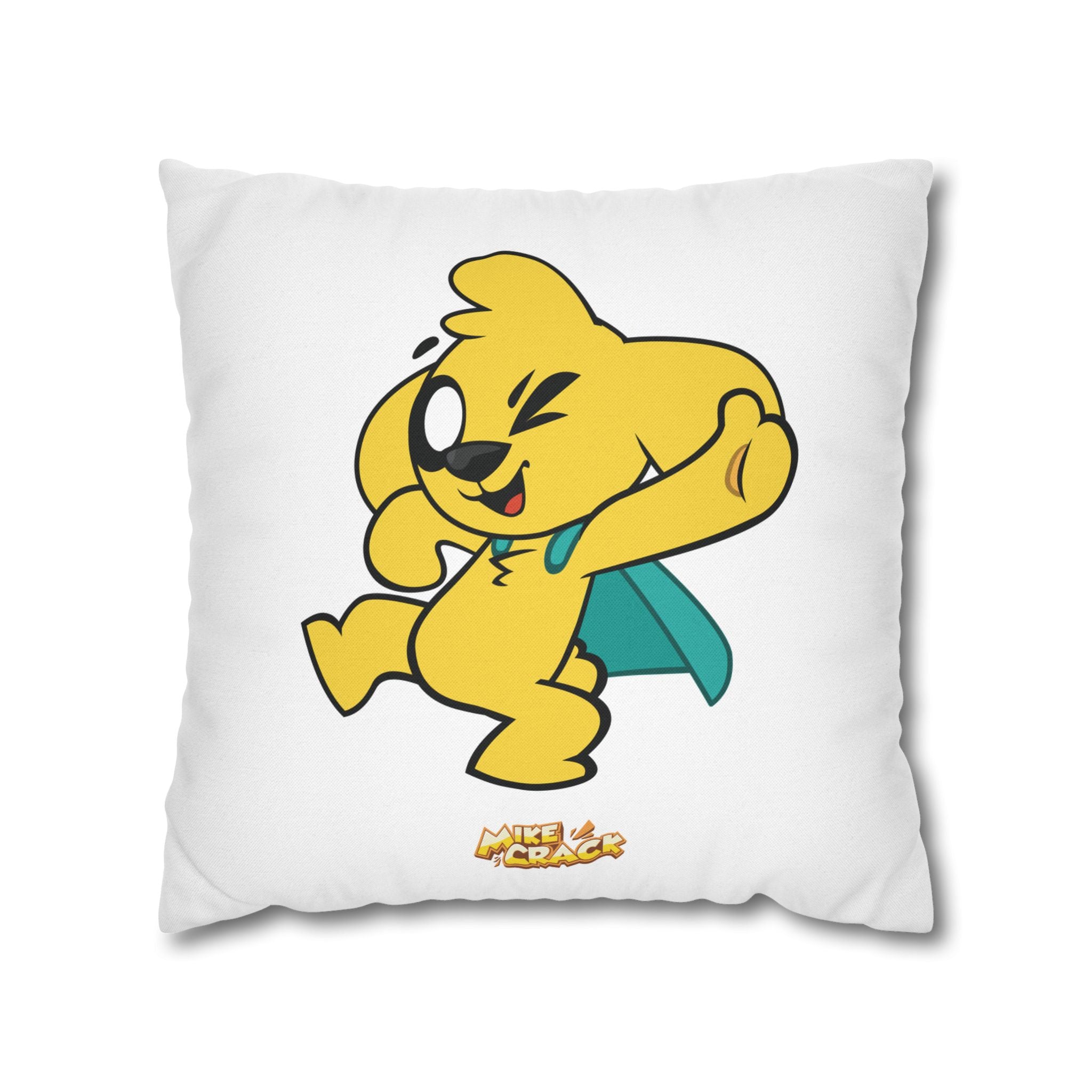 Mikecrack Spun Polyester Square Pillowcase