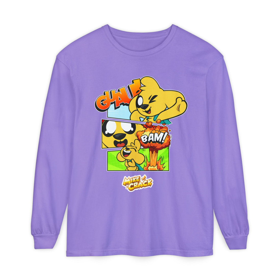 Camiseta de manga larga unisex Mikecrack 