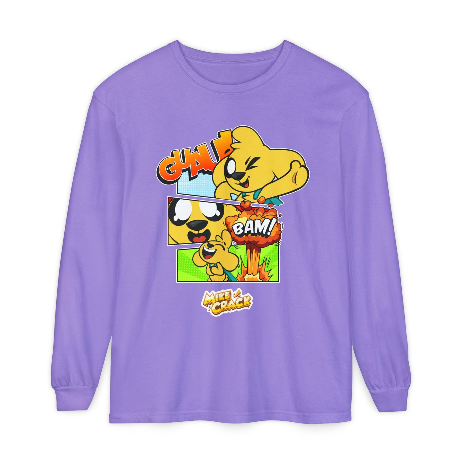 Camiseta de manga larga unisex Mikecrack 