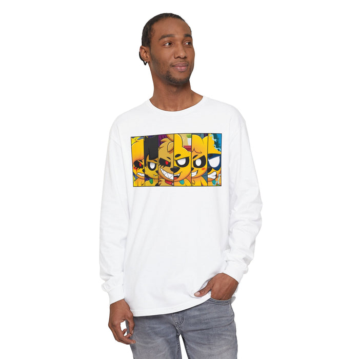 Mikecrack - Playera manga larga teñida en prenda - Ropa oficial