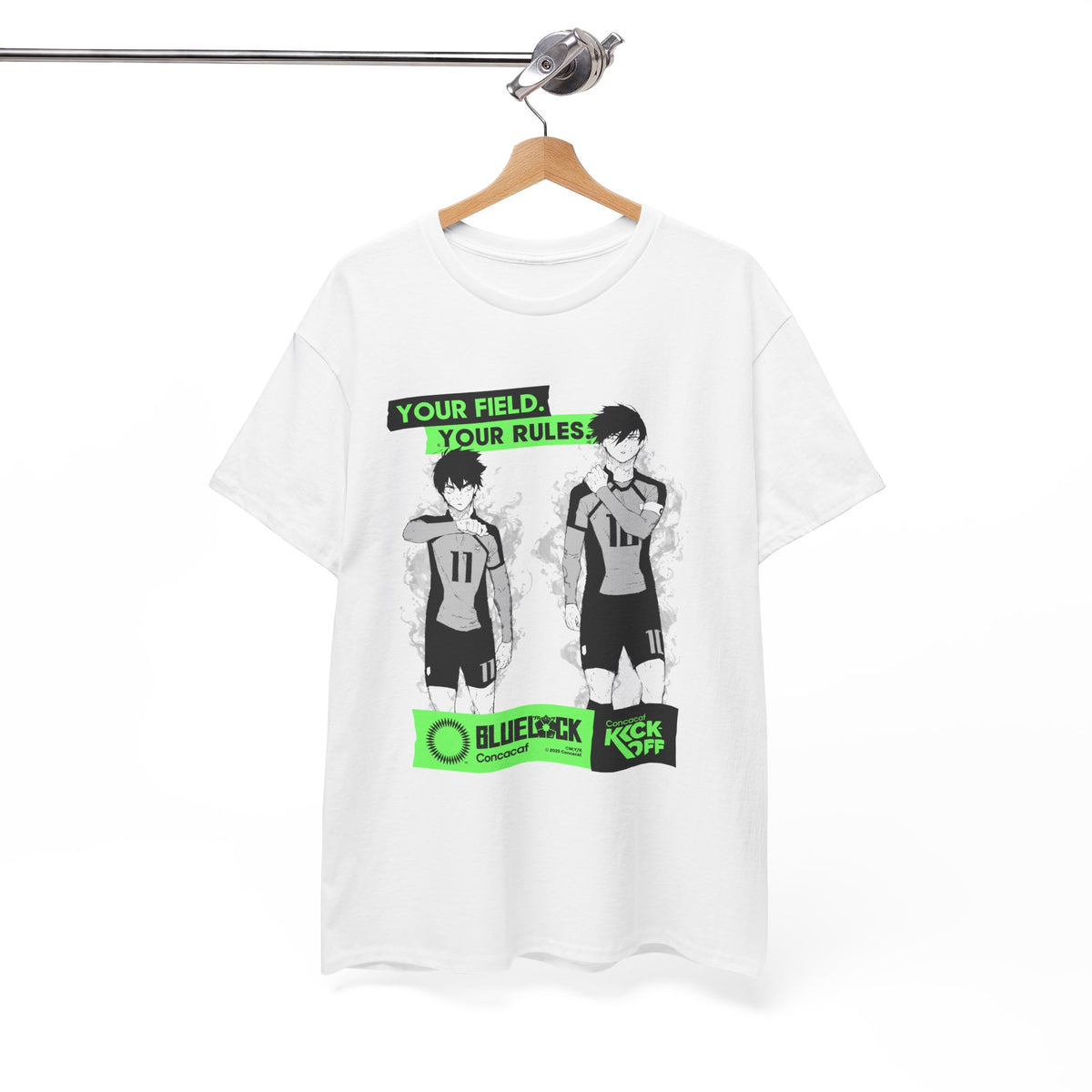 Concacaf x BLUE LOCK - Isagi & Rin in Kick-Off Tee – Where Soccer Meets Anime! – official Blue Lock x Concacaf licensed merch (view 4)
