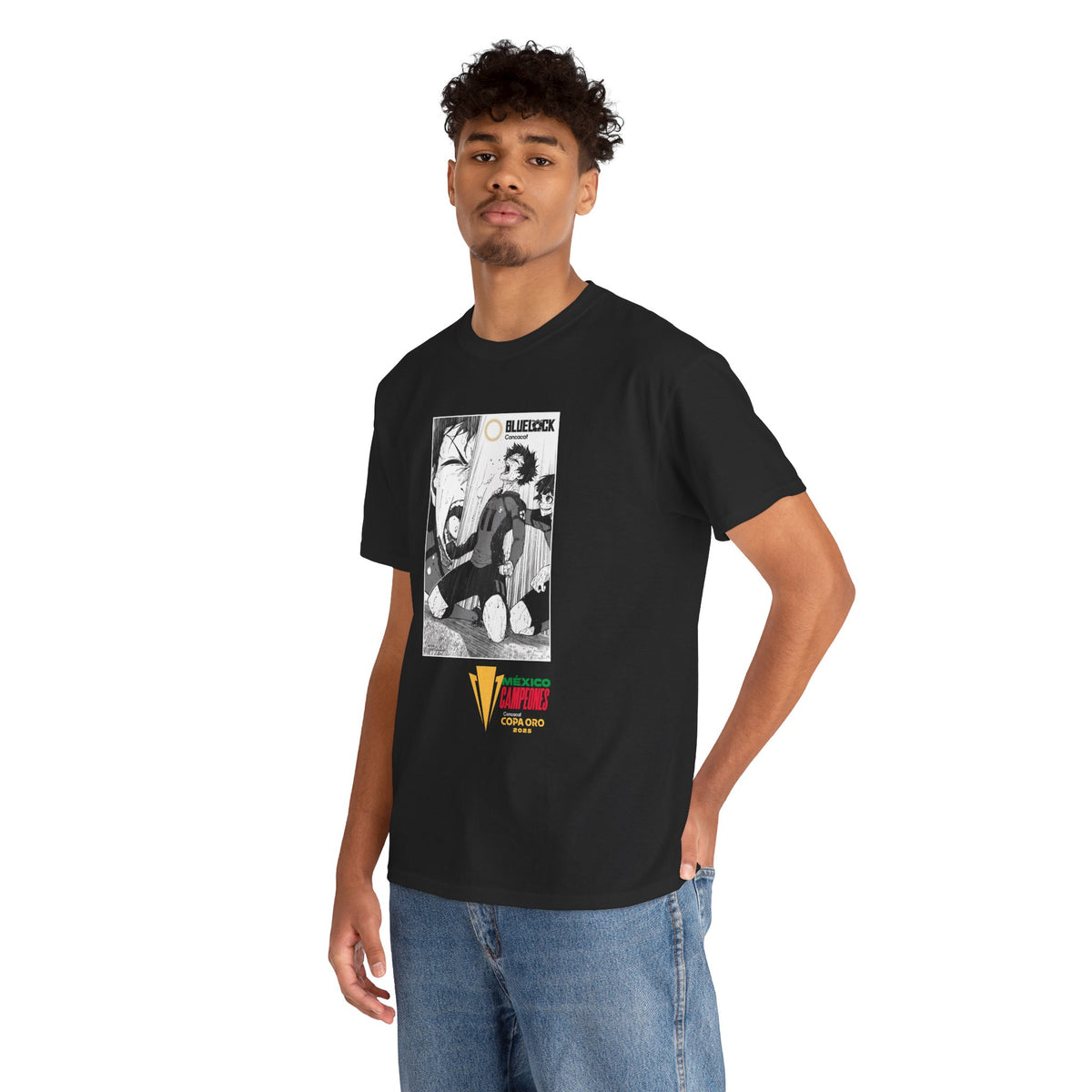 Concacaf x BLUE LOCK - "Mexico Champions Gold Cup 2025" T-shirt – Where Soccer Meets – official Blue Lock x Concacaf licensed merch (view 2)
