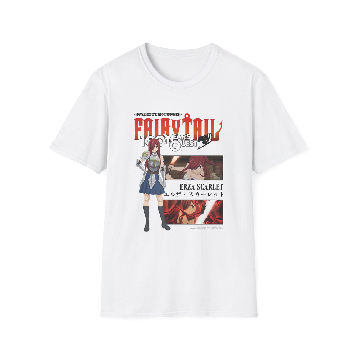 FAIRY TAIL 100 YEARS QUEST - "Erza Moments" T-shirt – official Fairy Tail licensed merch (view 3)