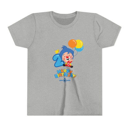 Plim Plim Camiseta Juvenil de Manga Corta Cumple 2