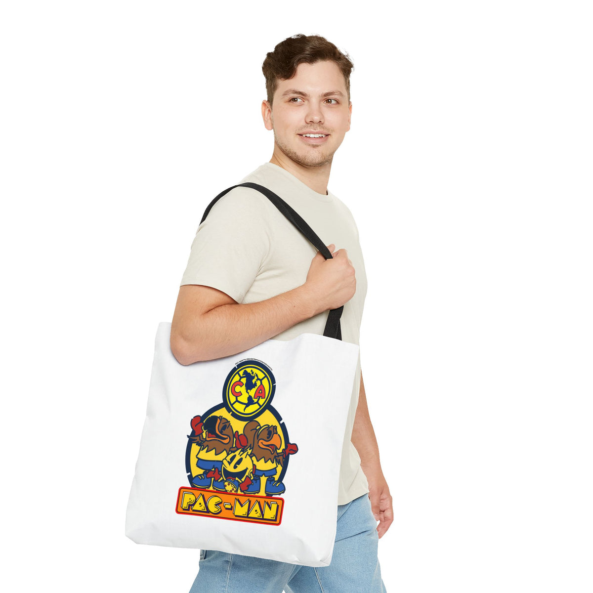 Club América x PAC-MAN - Tote Bag – official Club América x PAC-MAN licensed merch (view 3)