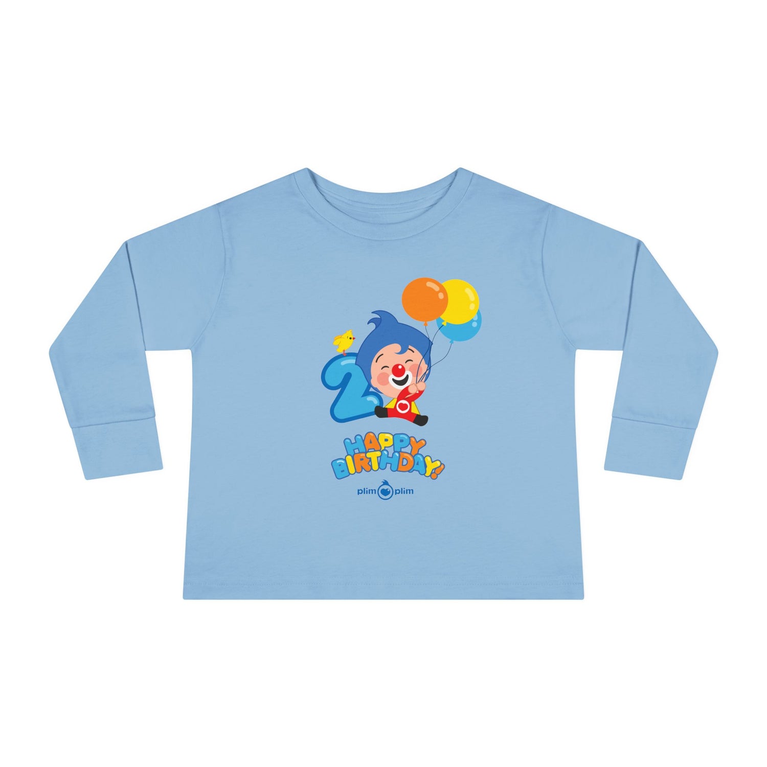 Plim Plim Camiseta Manga Larga de Niños Cumple 2