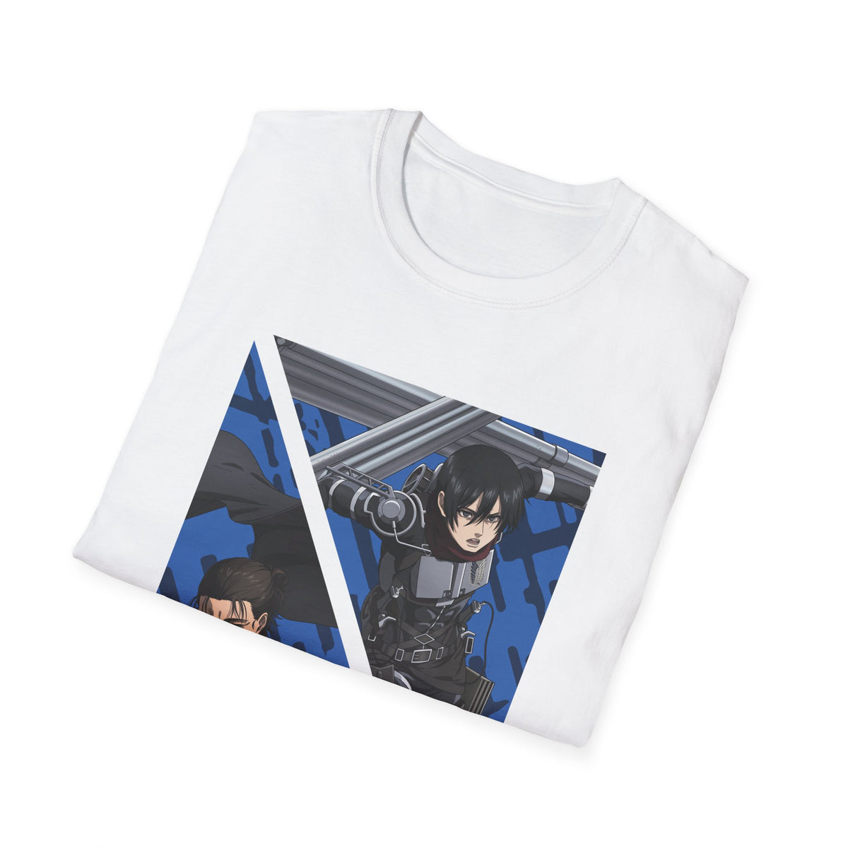 Attack on Titan Final Season - "Eren Jeager & Mikasa Ackerman" T-shirt – official Attack on Titan licensed merch (view 2)