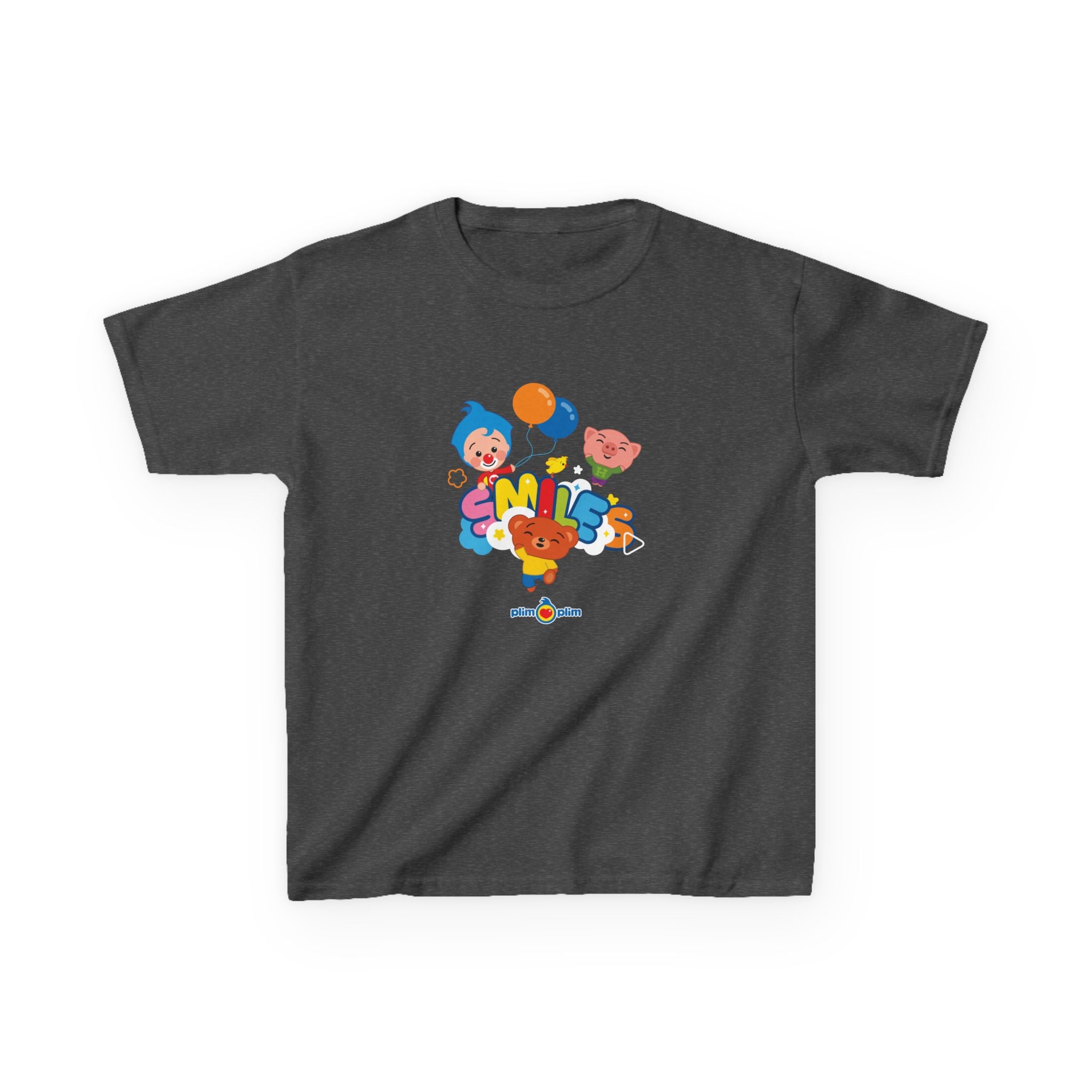 Plim Plim Camiseta para Niños de Algodón Grueso Smiles