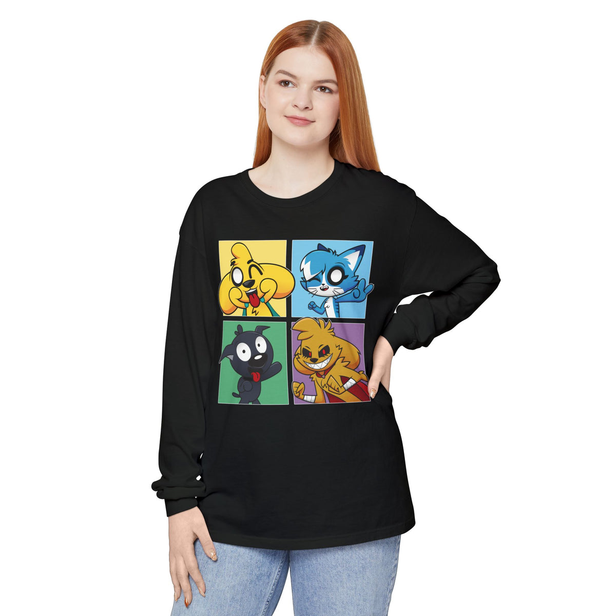 Mikecrack - Playera manga larga teñida en prenda - Ropa oficial