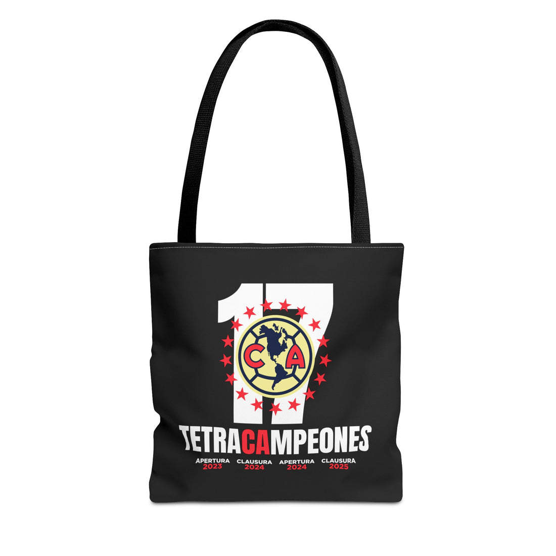 Club América Tetracampeones Tote Bag - Iconic Crest and Bold Lettering – official Club América licensed merch (view 4)