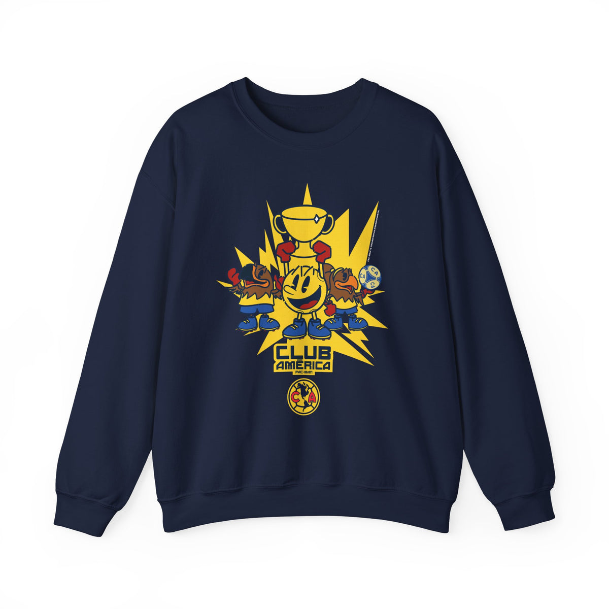Club América x PAC-MAN - Sweatshirt – official Club América x PAC-MAN licensed merch (view 2)