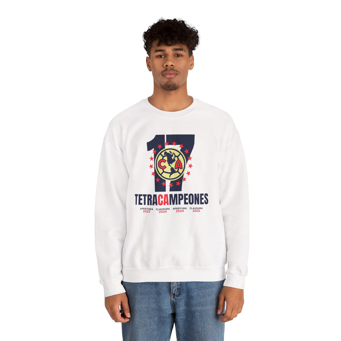 Club América — 17 four-time champion Unisex Heavy Blend™ Crewneck Sweatshirt
