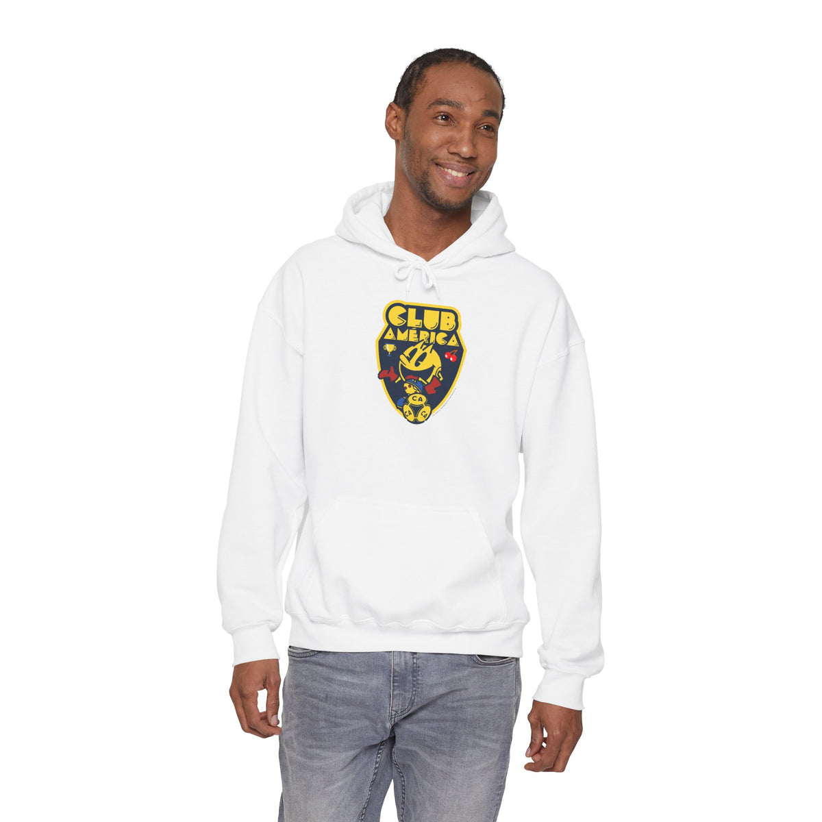 Club América x PAC-MAN - Hooded Sweatshirt – official Club América x PAC-MAN licensed merch