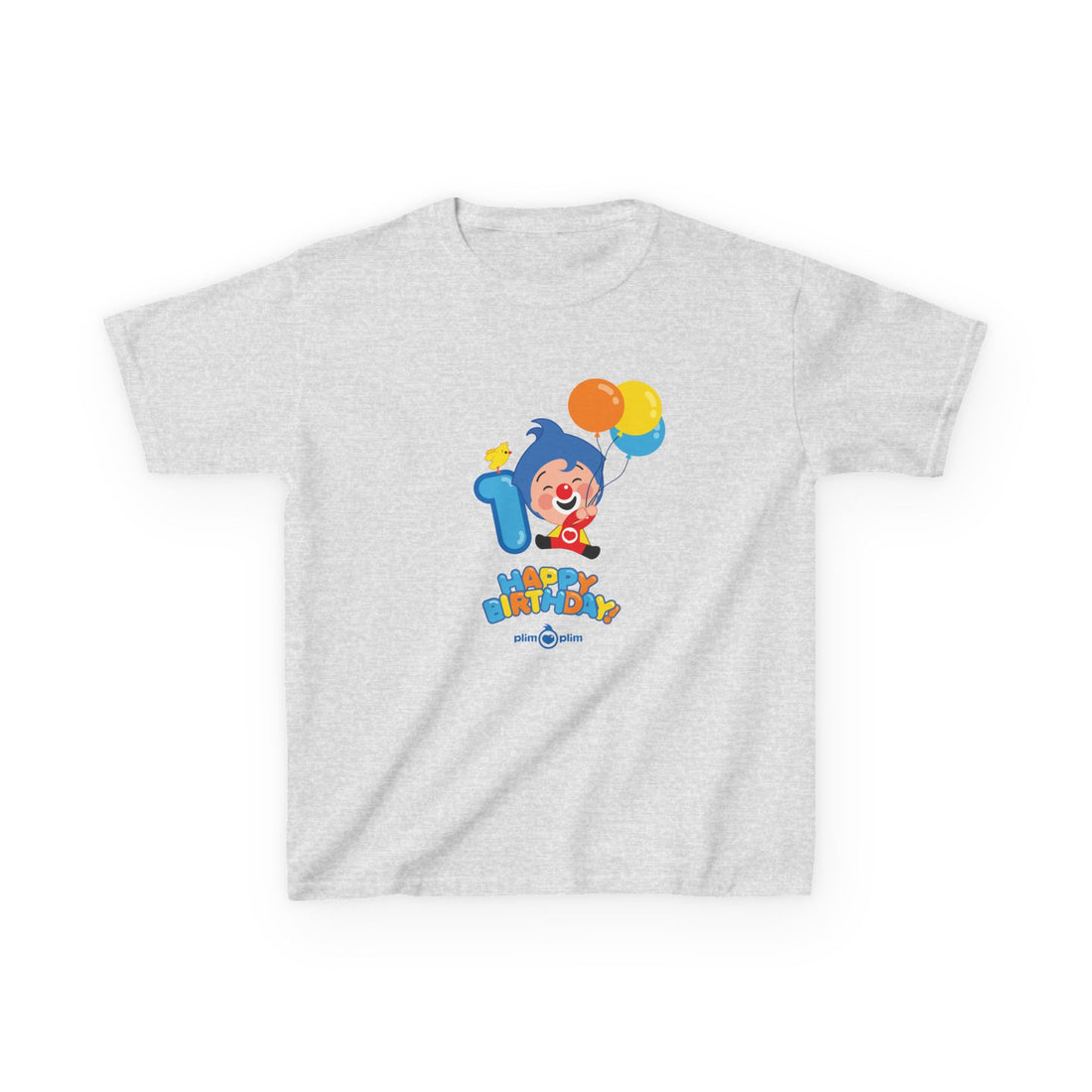 Plim Plim Camiseta para Niños de Algodón Grueso Cumple 1