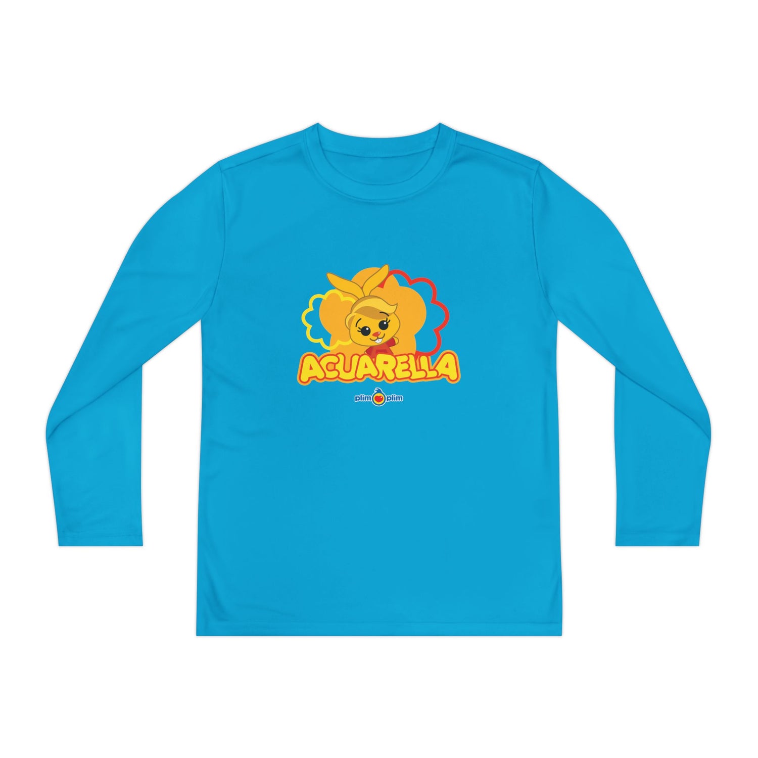 Plim Plim Camiseta Juvenil Manga Larga Acuarella