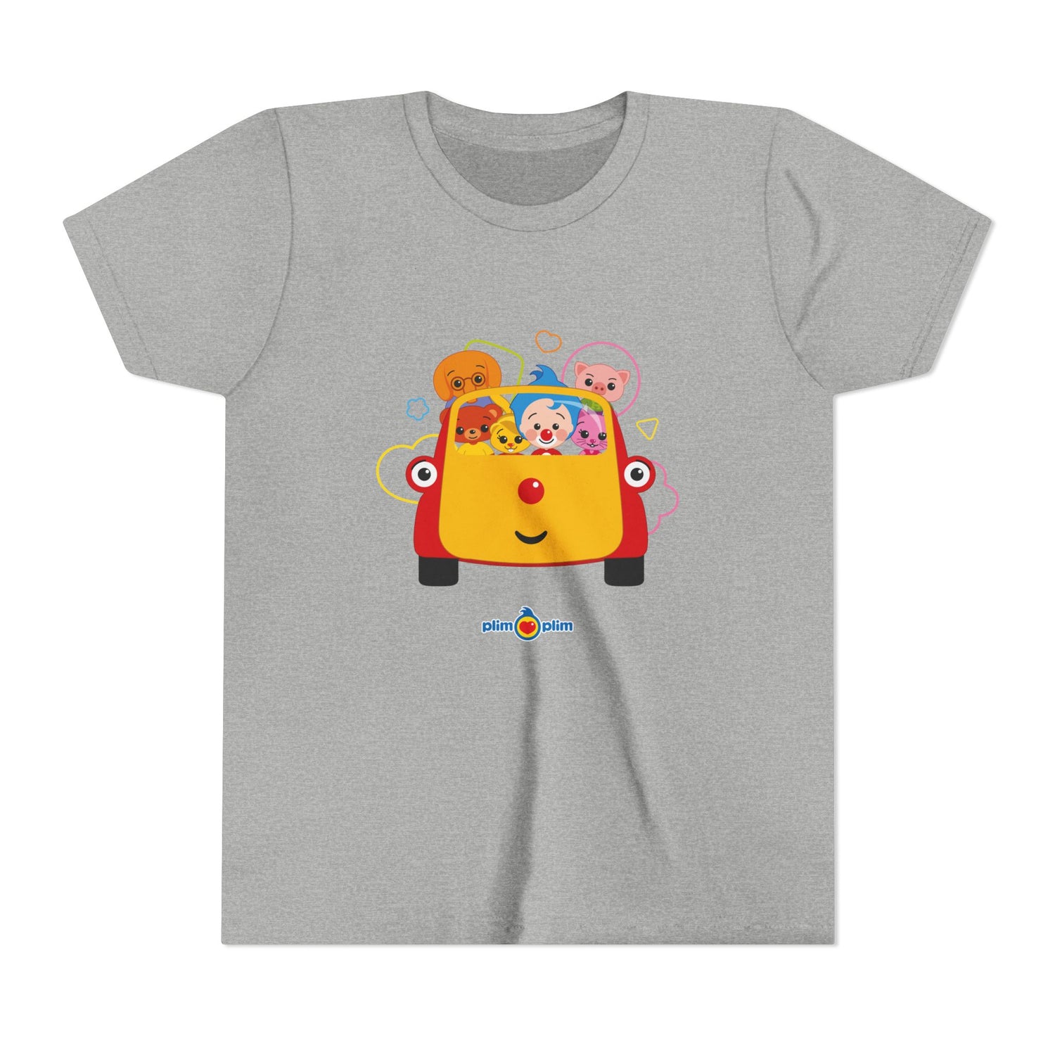 Plim Plim Camiseta Juvenil de Manga Corta Todos con Tuni