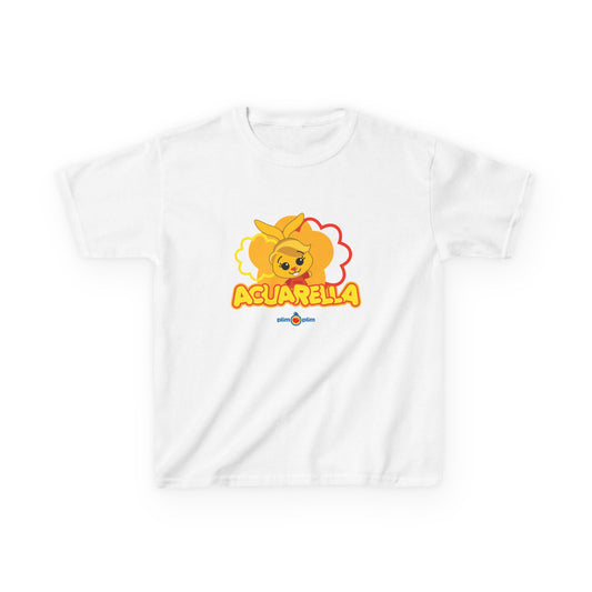 Plim Plim Camiseta para Niños de Algodón Grueso Acuarella