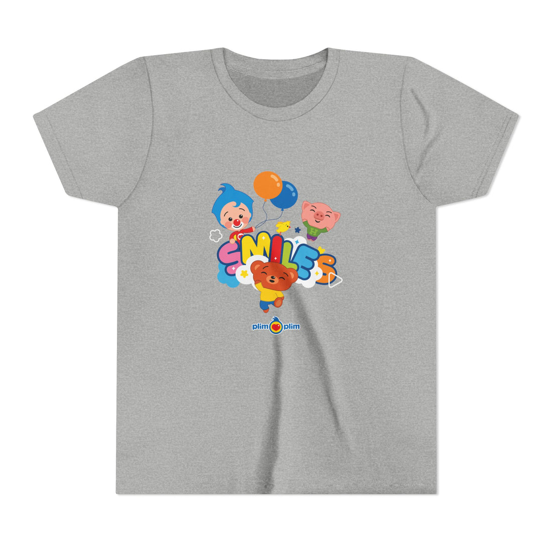 Plim Plim Camiseta Juvenil de Manga Corta Smiles