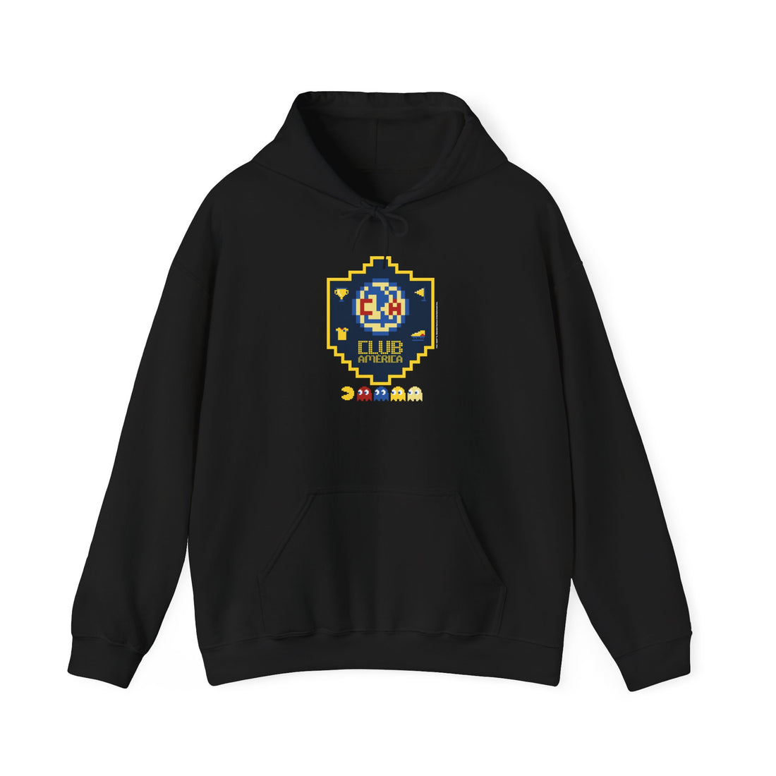 Club América x PAC-MAN - Hooded Sweatshirt – official Club América x PAC-MAN licensed merch (view 4)