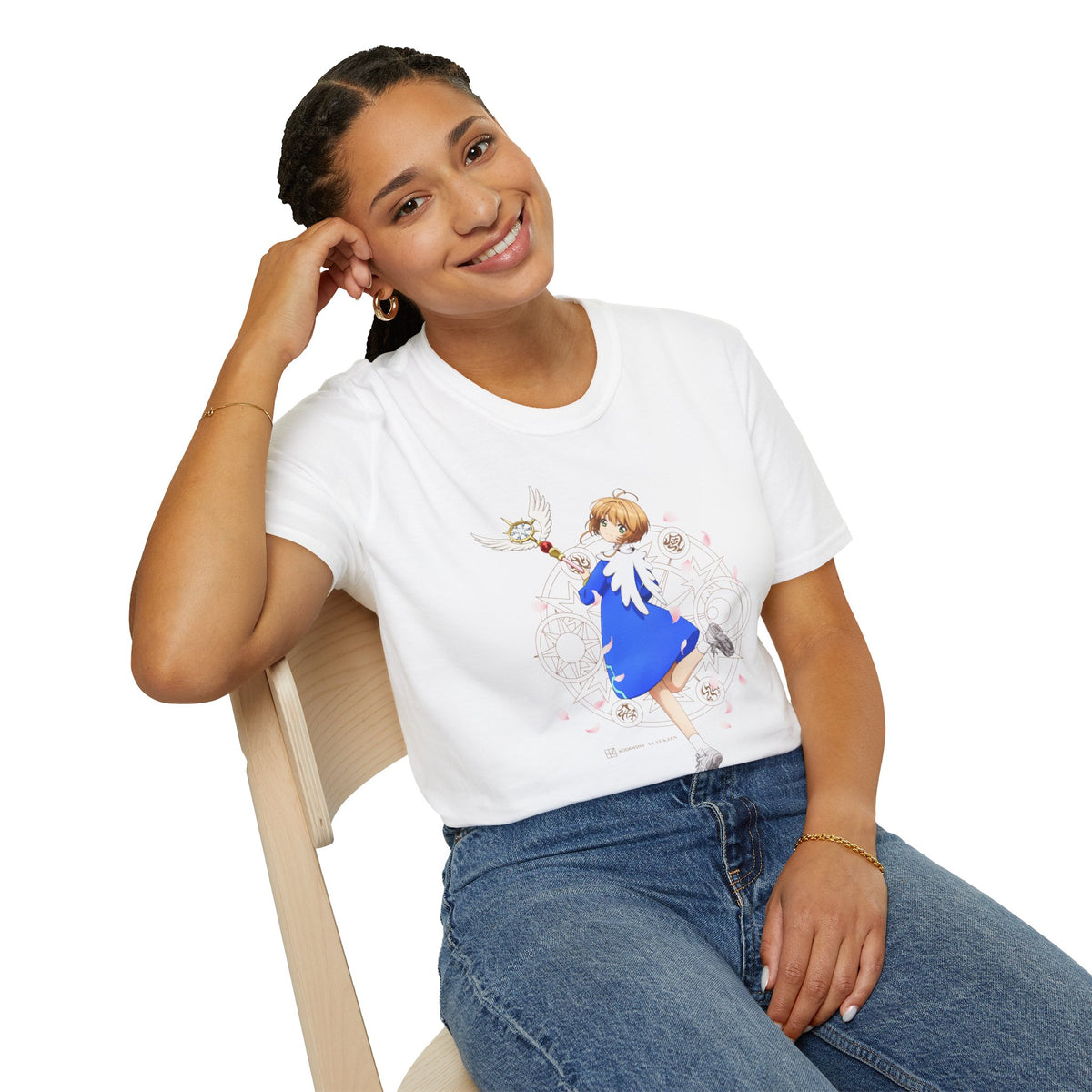 Cardcaptor Sakura: Clear Card - "Sakura in Battle Costume K" T-shirt – official Cardcaptor Sakura licensed merch