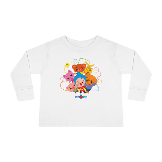 Plim Plim Camiseta Manga Larga de Niños Amigos