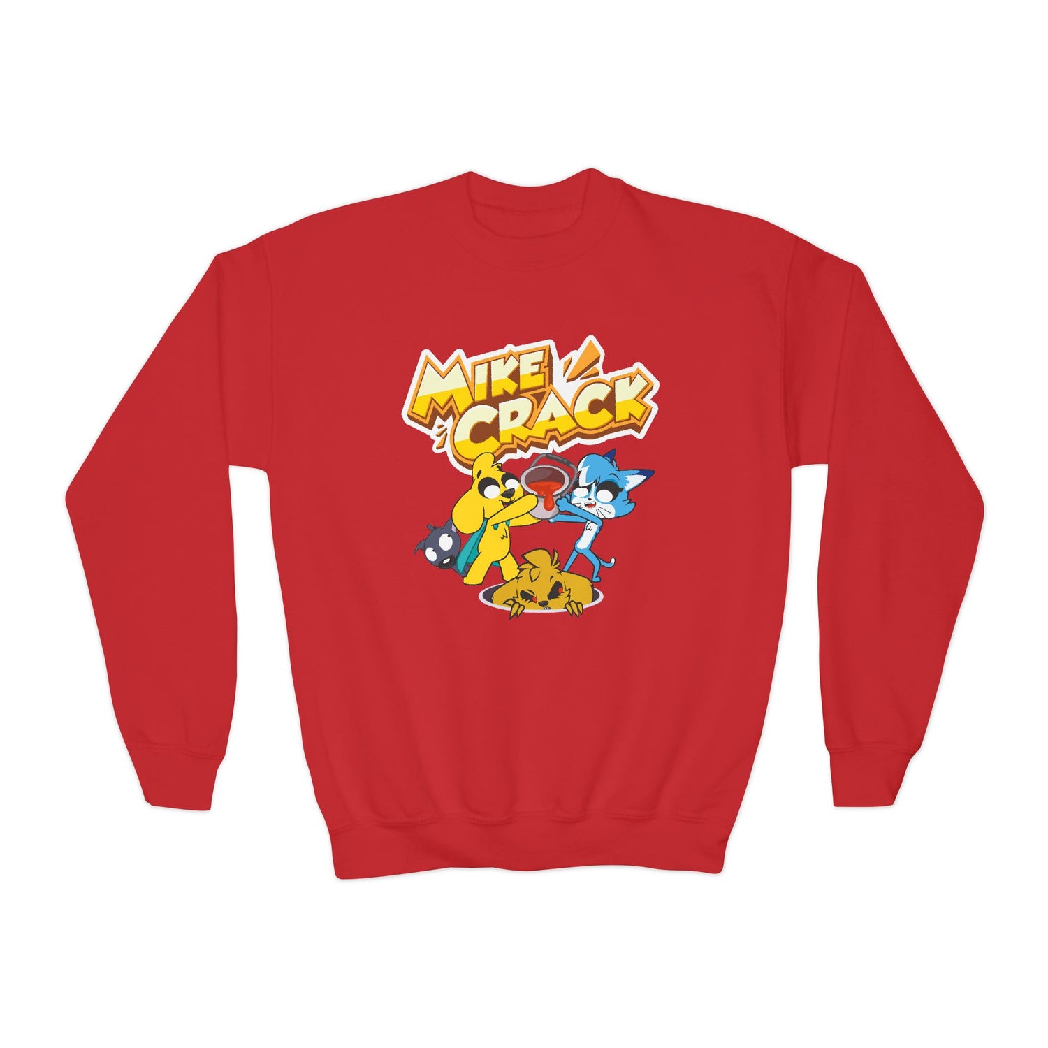 Mikecrack Youth Crew Neck Sweatshirt