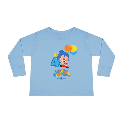 Plim Plim Camiseta Manga Larga de Niños Cumple 4