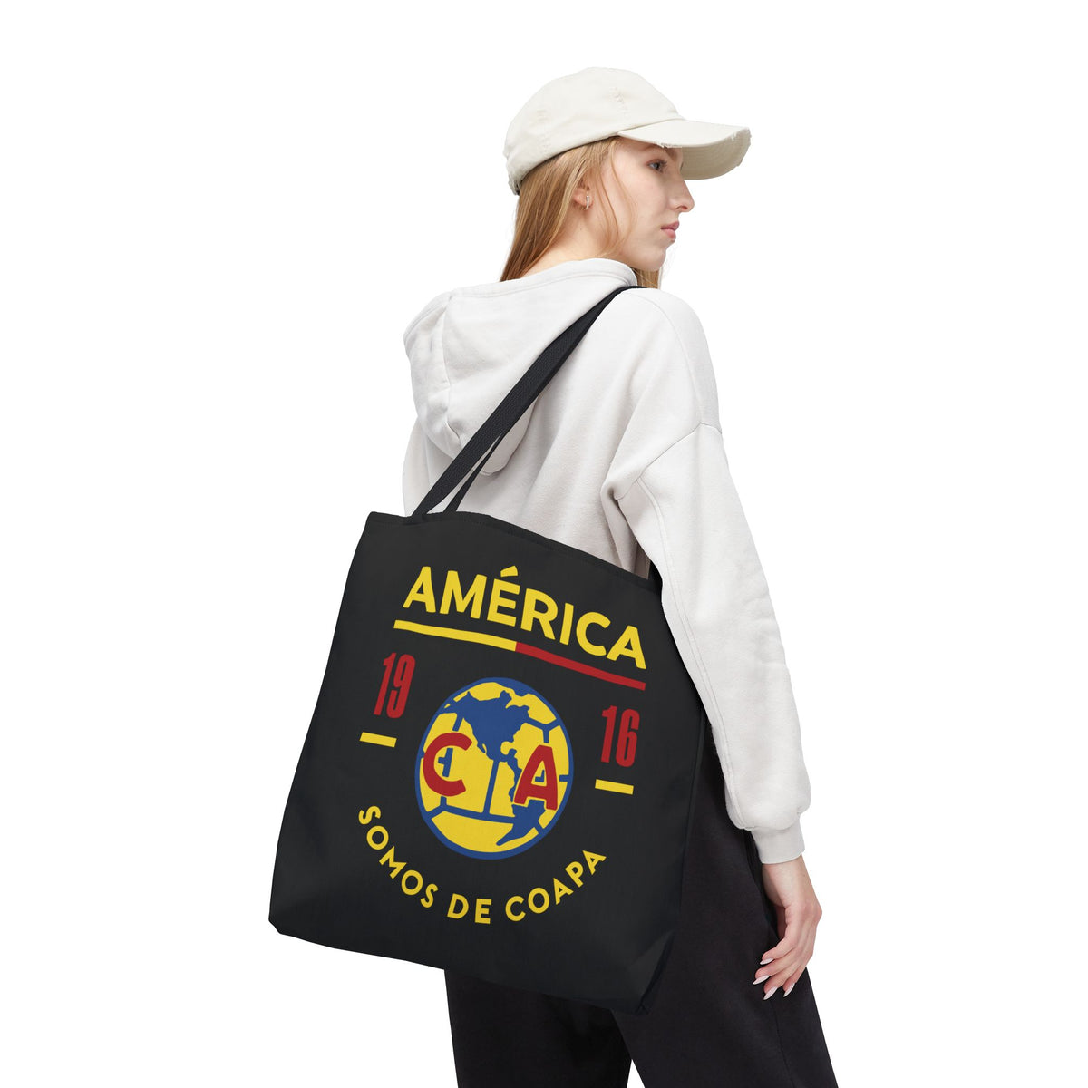 Club América Tote Bag - Retro Mexican Soccer Fan Collection – official Club América licensed merch (view 3)