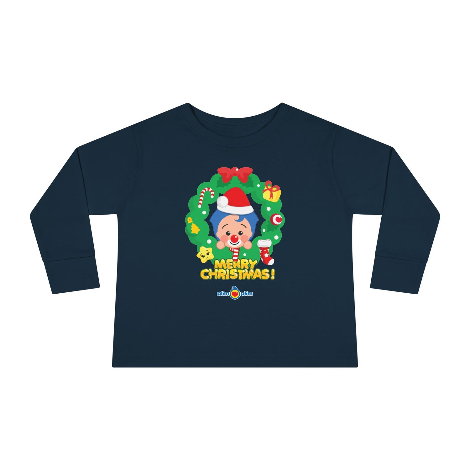 Toddler Christmas Family Long Sleeve Tee - Plim Plim Collection