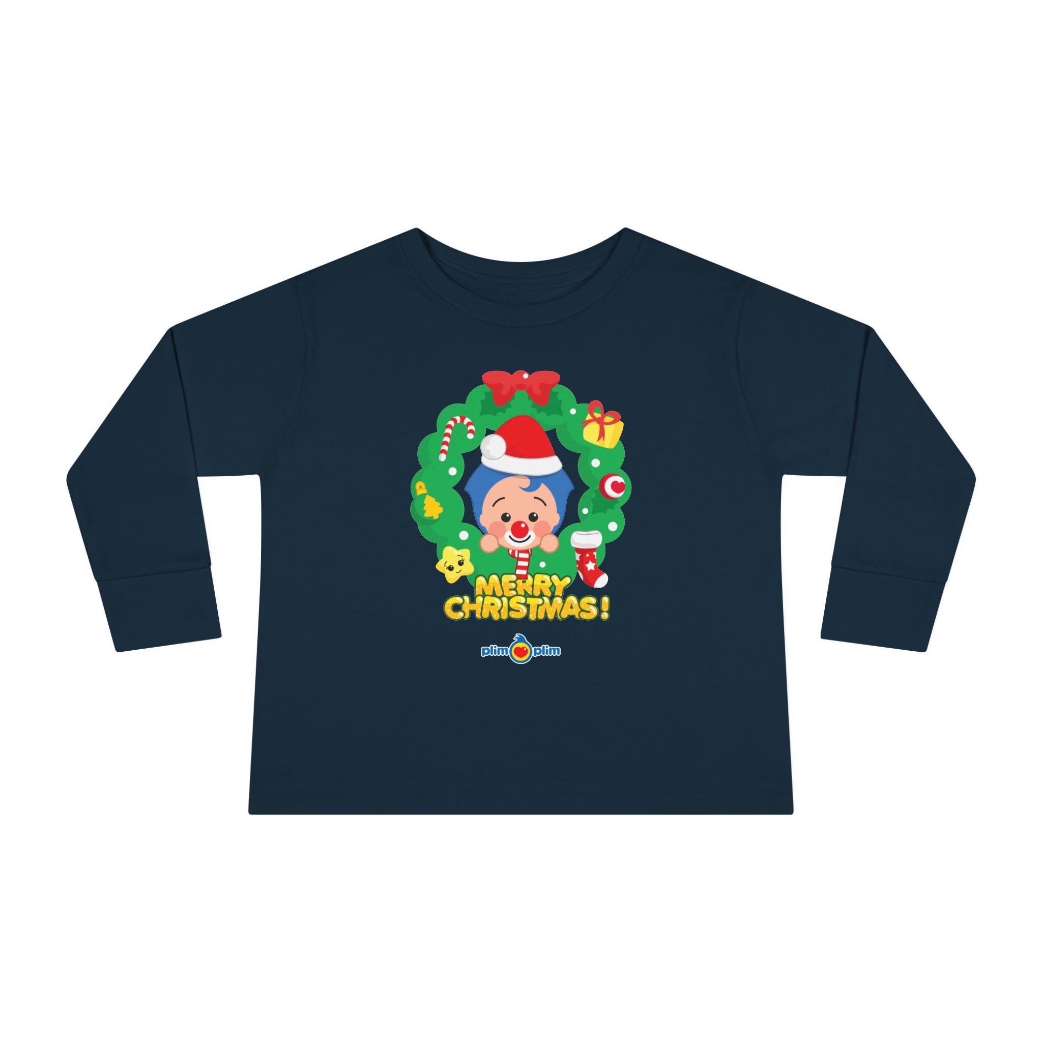 Toddler Christmas Family Long Sleeve Tee - Plim Plim Collection